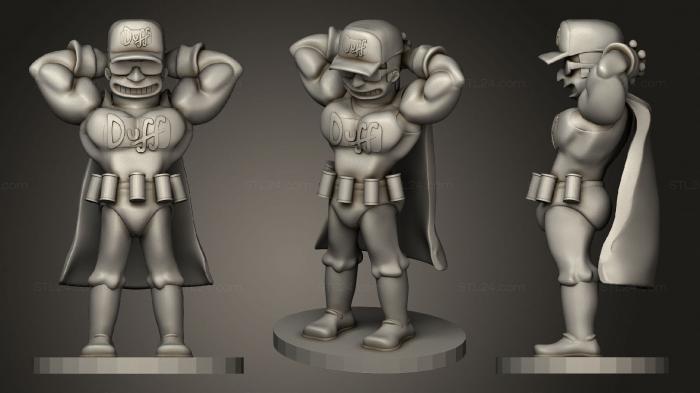 Figurines simple (Duffman, STKPR_1713) 3D models for cnc